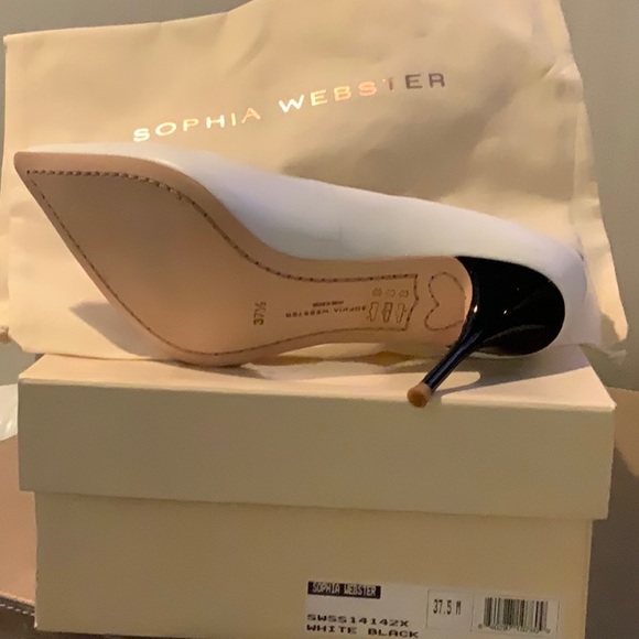 New Sophia Webster white leather pumps - Picture 3 of 3